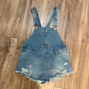Overall Shorts